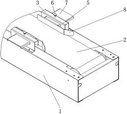 一种电磁感应铝箔封口机进料导正装置