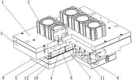 一种全自动拉伸膜真空包装机气缸热封装置