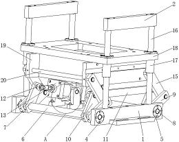 一种全自动拉伸膜真空包装机联动模架装置