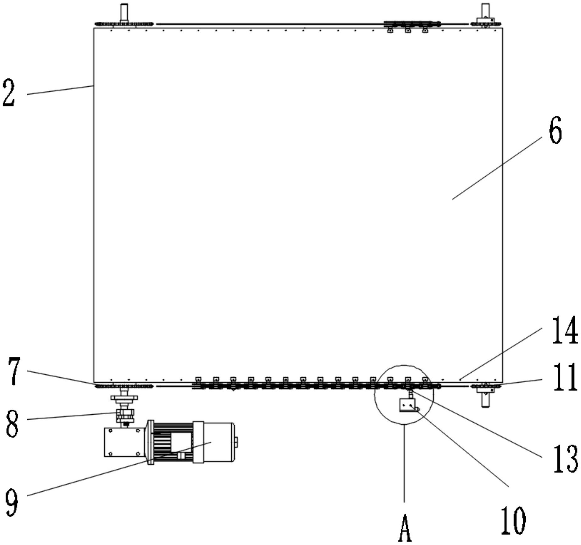 一种转动式滚动真空机